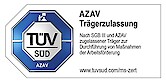 TÜV AZAV Trägerzulassung Siegel